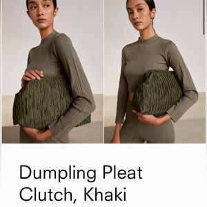 Pleated clutch from source unknown.com